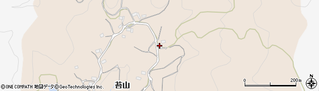 岡山県岡山市北区苔山446周辺の地図
