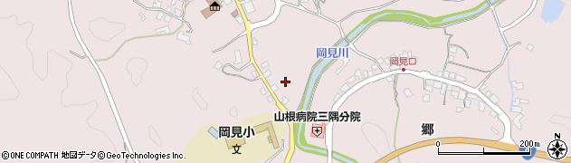 島根県浜田市三隅町岡見周辺の地図