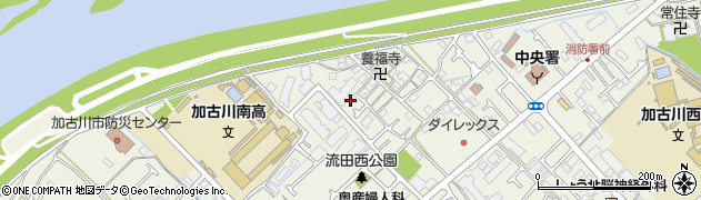 兵庫県加古川市加古川町西河原100周辺の地図