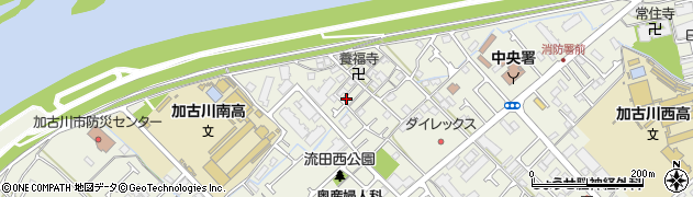兵庫県加古川市加古川町西河原128周辺の地図