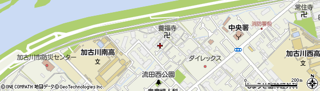兵庫県加古川市加古川町西河原125周辺の地図