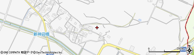 兵庫県稲美町（加古郡）草谷周辺の地図