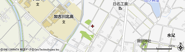 兵庫県加古川市野口町水足1346周辺の地図