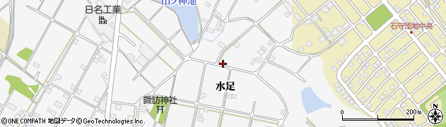 兵庫県加古川市野口町水足1742周辺の地図