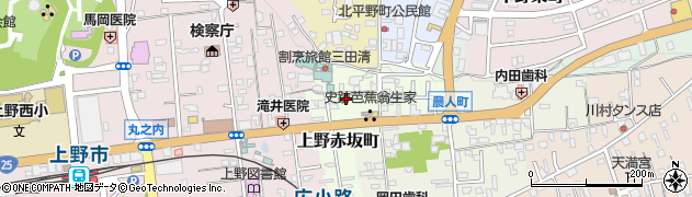 三重県伊賀市上野赤坂町311周辺の地図