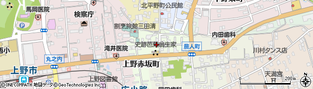 三重県伊賀市上野赤坂町306周辺の地図
