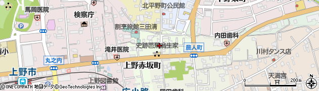 三重県伊賀市上野赤坂町305周辺の地図