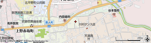 三重県伊賀市上野農人町575周辺の地図