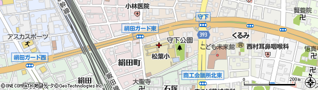 松葉校区市民館周辺の地図
