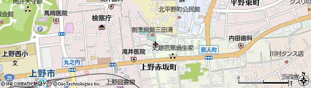 三重県伊賀市上野赤坂町322周辺の地図