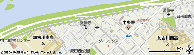 兵庫県加古川市加古川町西河原55周辺の地図