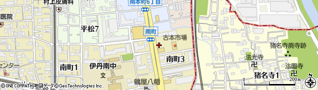 松屋 伊丹店周辺の地図