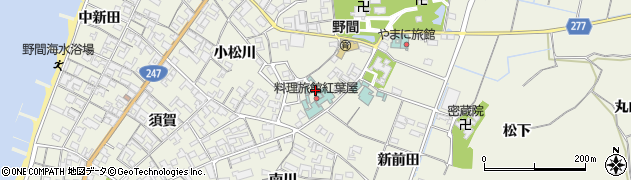 愛知県美浜町（知多郡）野間（畑中）周辺の地図