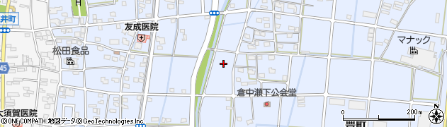 豊田川周辺の地図