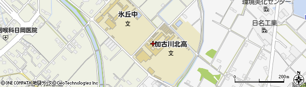 兵庫県加古川市野口町水足867周辺の地図