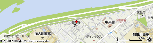兵庫県加古川市加古川町西河原141周辺の地図