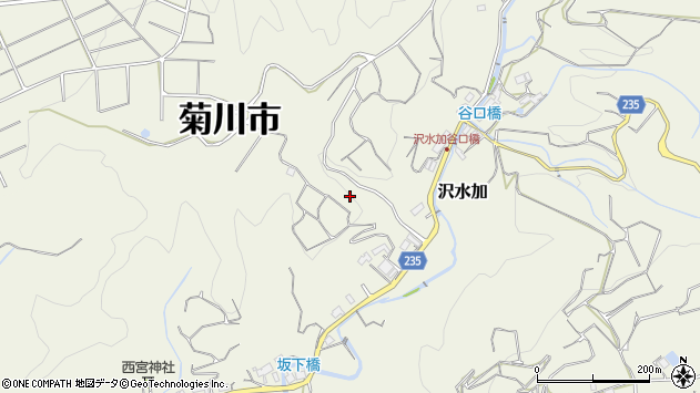〒439-0003 静岡県菊川市沢水加の地図