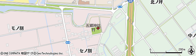 五郷公民館周辺の地図