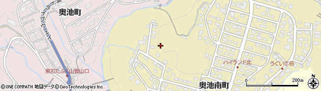兵庫県芦屋市奥池南町23周辺の地図