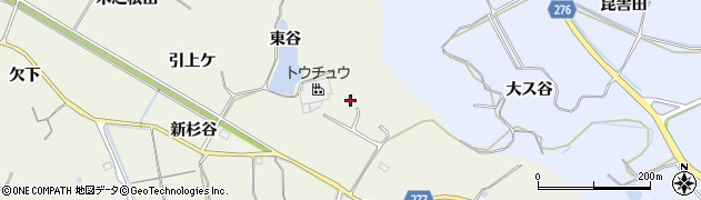 愛知県美浜町（知多郡）野間（杉谷）周辺の地図