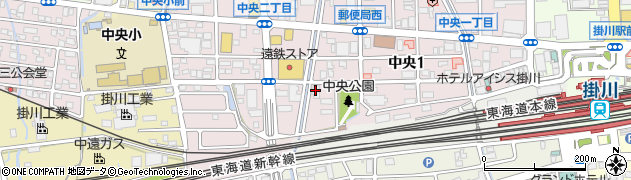 掛川クリーニング株式会社周辺の地図
