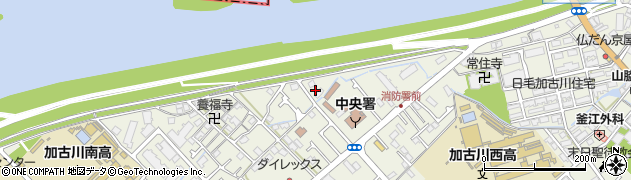 兵庫県加古川市加古川町西河原172周辺の地図