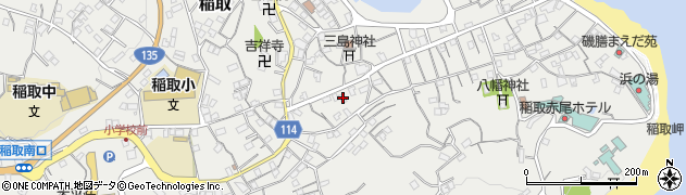 静岡中央銀行稲取支店周辺の地図