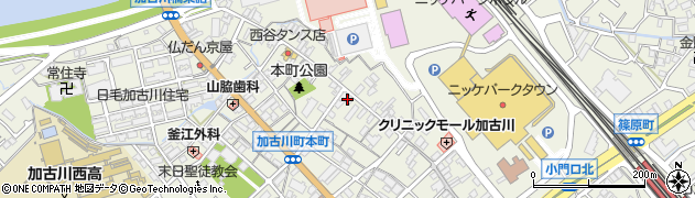 金川ふとん店周辺の地図
