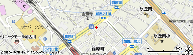 兵庫県加古川市加古川町篠原町189周辺の地図