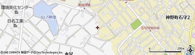 兵庫県加古川市野口町水足1773周辺の地図