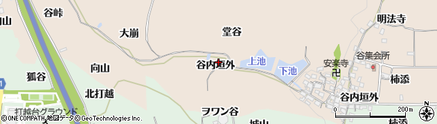 京都府精華町（相楽郡）下狛（谷内垣外）周辺の地図