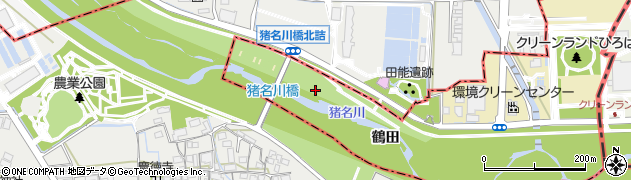 兵庫県伊丹市岩屋（鶴田）周辺の地図