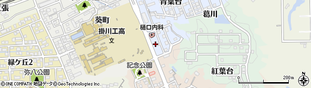 静岡県掛川市青葉台21周辺の地図