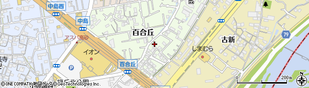 兵庫県高砂市百合丘周辺の地図