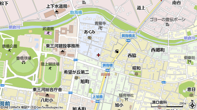 〒440-0061 愛知県豊橋市飽海町の地図