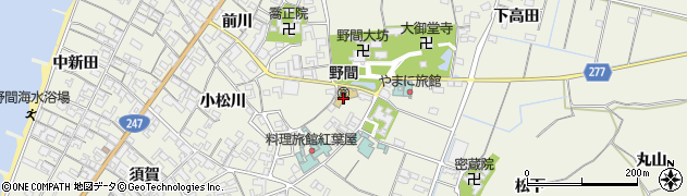 愛知県知多郡美浜町野間東畠ケ92周辺の地図