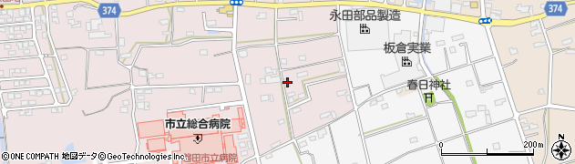 静岡県磐田市大久保860周辺の地図