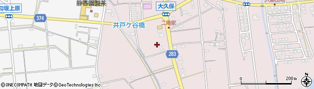 静岡県磐田市大久保330周辺の地図