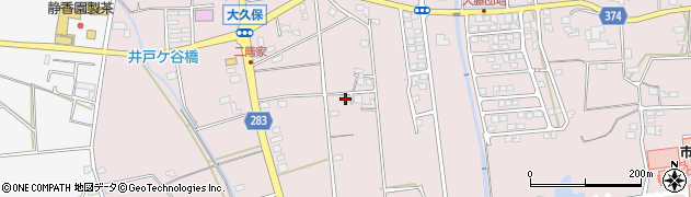 静岡県磐田市大久保607周辺の地図