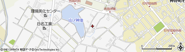 兵庫県加古川市野口町水足1676周辺の地図
