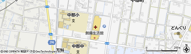 ナフコツーワンスタイル浜松東店周辺の地図