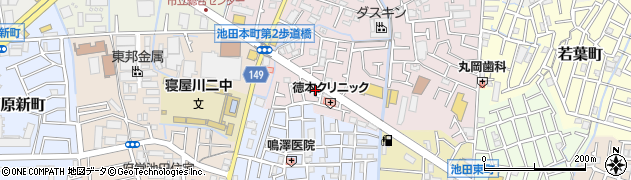 大阪府寝屋川市池田本町26周辺の地図