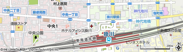セコム株式会社　掛川営業所周辺の地図