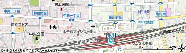 ミライザカ 掛川北口駅前店周辺の地図
