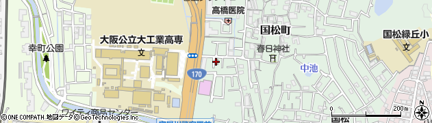 寝屋川国松郵便局 ＡＴＭ周辺の地図