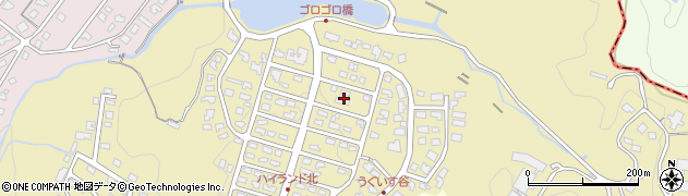 兵庫県芦屋市奥池南町54周辺の地図