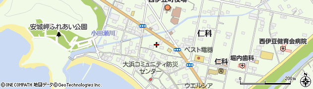 静岡県賀茂郡西伊豆町仁科409周辺の地図