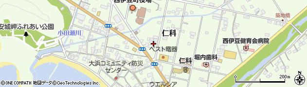 静岡県賀茂郡西伊豆町仁科361周辺の地図