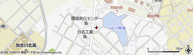 兵庫県加古川市野口町水足1439周辺の地図