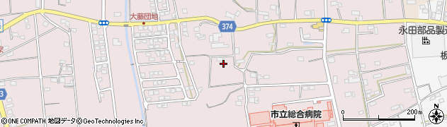 静岡県磐田市大久保419周辺の地図